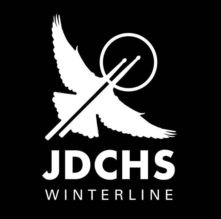 Juan Diegos custom logo for the drumline, also known as the JDCHS Winterline.