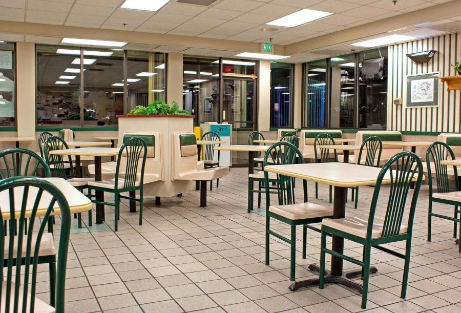 An empty restaurant, a scene which has become a common occurrence this last month.