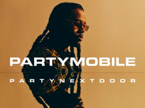 PARTYNEXTDOORs Partymobile album cover, his most recent album which released March 27, 2020.