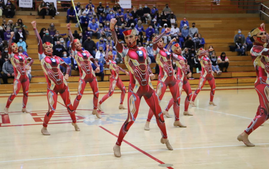 The Silverline drill team competes at Bonneville