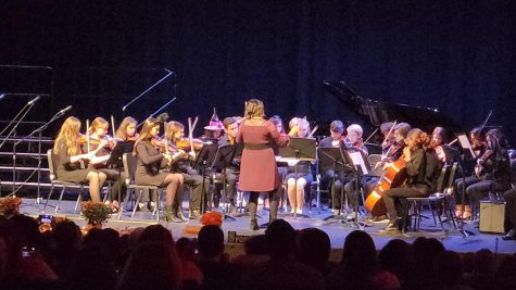 JD Orchestra performing a piece at the latest recital. 